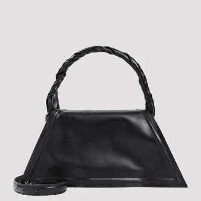 Y/project Mini Wire Handbag In Black