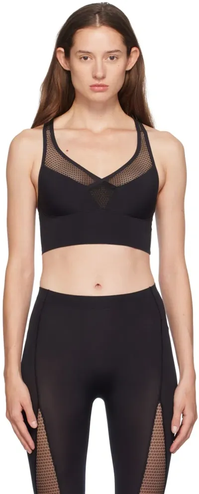 Yasmine Eslami Black Lou Yoga Sport Bra