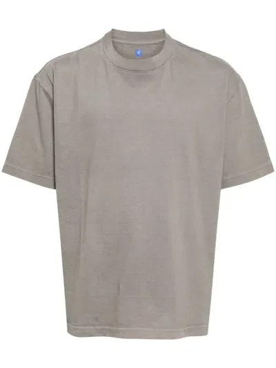 Yeezy Crew-neck Cotton T-shirt In Grey