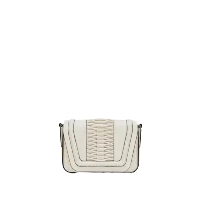 Yliana Yepez Mini Eugenia Braided Off White Crossbody