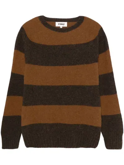 Ymc You Must Create Suedehead Jumper In Brown