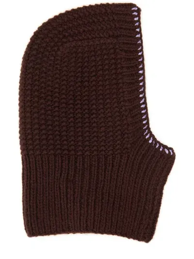 Ymc You Must Create Ymc Wool Balaclava In Brown