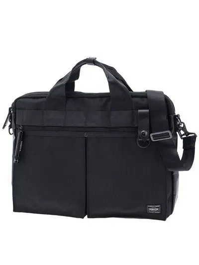 Yoshida Porter Tension 2way Briefcase In Black