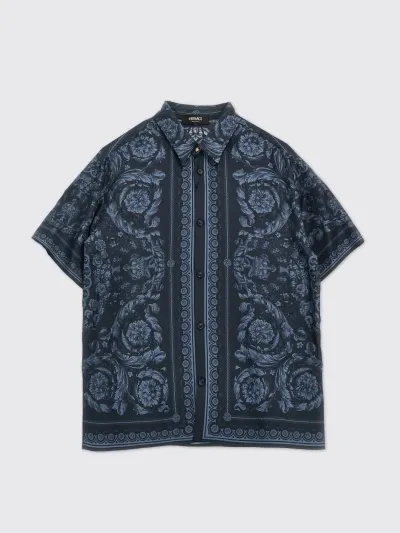 Young Versace Shirt  Kids In Blue