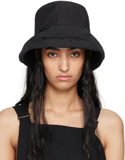 Y's Black Tuck Calablanca Bucket Hat In 1 Black