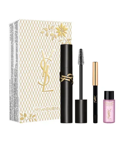 Ysl Lash Clash Mascara Eye Routine Gift Set In White