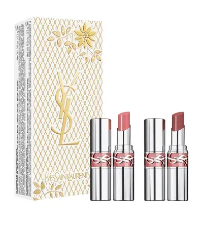 Ysl Loveshine Lipstick Duo Gift Set In White