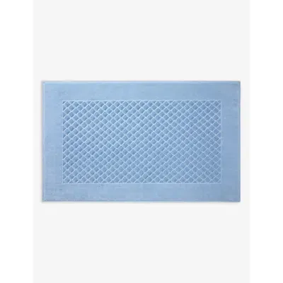 Yves Delorme Etoile Azur Textured-design Organic-cotton Bath Mat 55cm X 90cm