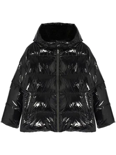 Yves Salomon Duck-down Padded Jacket In Black