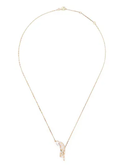 Yvonne Léon 18kt Yellow Gold Feline Diamond Necklace