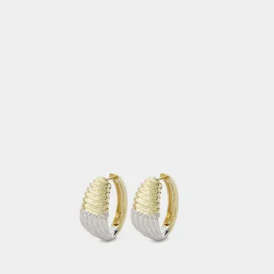 Yvonne Léon Yvonne Leon Berlingot Vague  Earring In Gold