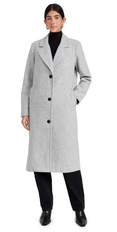 Z Supply Conway Plush Coat Classic Heather Grey