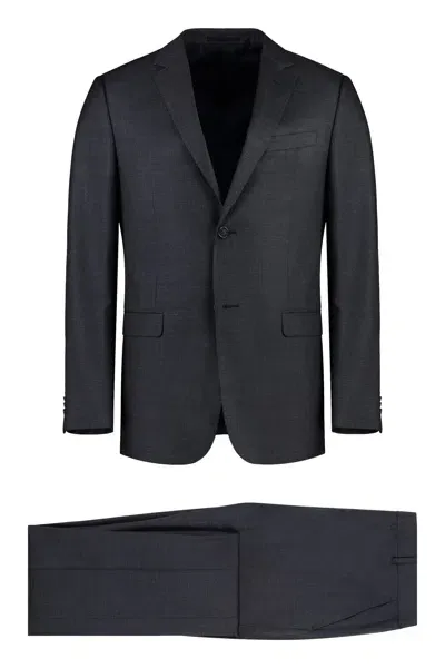 Z Zegna Wool Two-pieces Suit In Blue