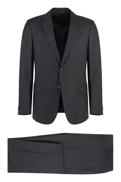 Z Zegna Wool Two-pieces Suit In Grey