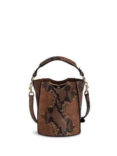 Zadig & Voltaire Borderline Bucket Bag In Brown