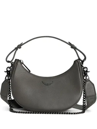 Zadig & Voltaire Moonrock Leather Tote Bag In Road