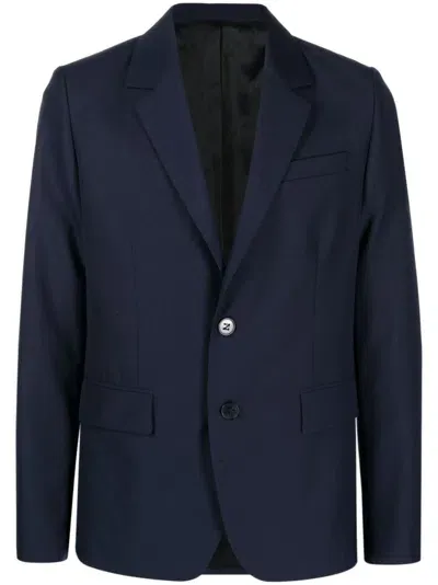 Zadig & Voltaire Notched-lapels Single-breasted Blazer In Blue