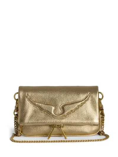 Zadig & Voltaire Rock Mini Bag In Gold