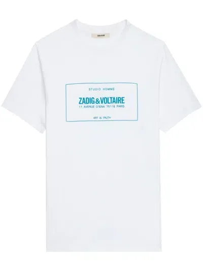 Zadig & Voltaire Ted Blason T-shirt In Yellow