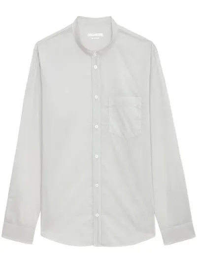 Zadig & Voltaire Thibaut Cotton Shirt In White