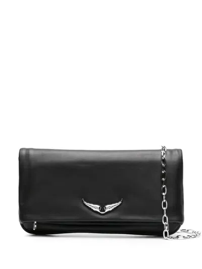 Zadig & Voltaire Zadig&voltaire Rock Eternal Smooth Calfskin Bags In Black