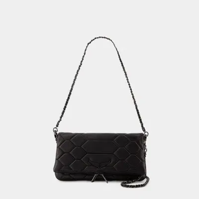 Zadig & Voltaire Zadig&voltaire Rock Xl Crossbody In Black