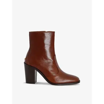 Zadig & Voltaire Preiser 85mm Leather Ankle Boots In Bonny