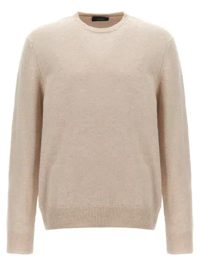 Zanone Crewneck Sweater In Beige