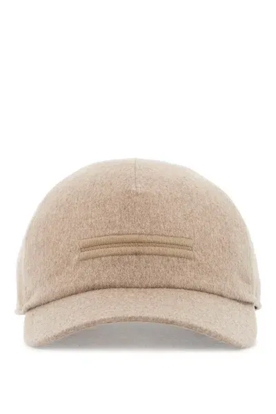 Zegna 'baseball Cap In Oasis Cash In Neutral