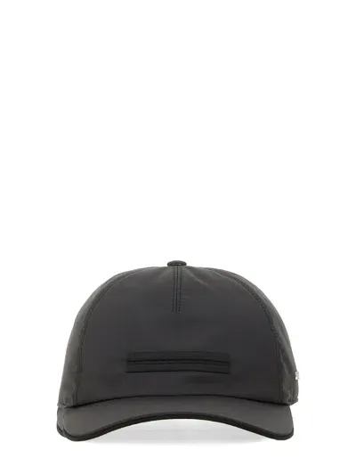 Zegna Baseball Hat With Logo In Black