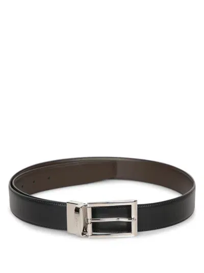 Zegna Belts In Black