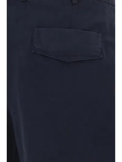 Zegna Bermuda Shorts In Blue Navy Unito