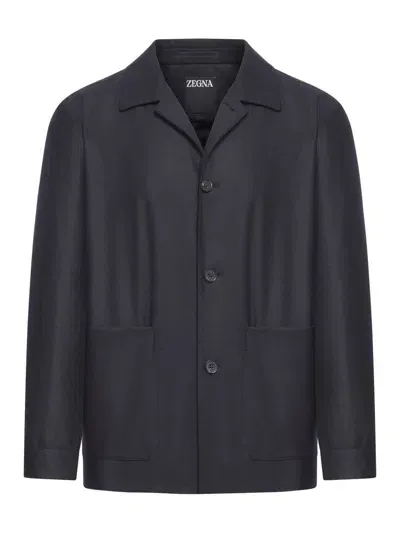 Zegna Jacket In Black