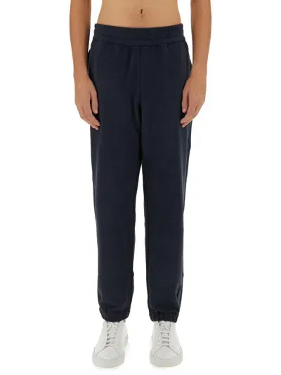 Zegna Jogging Pants With Logo In Black