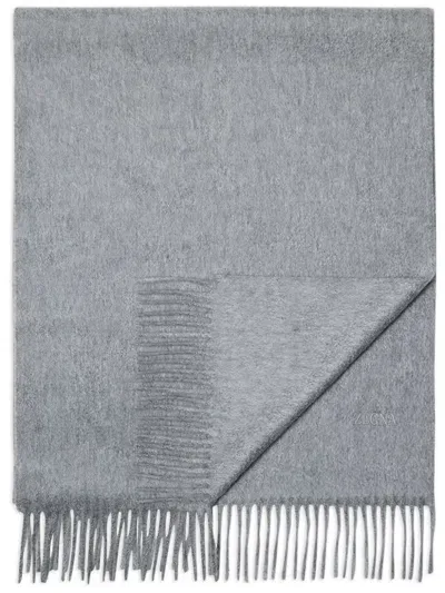 Zegna Oasi Cashmere Scarf In Gris