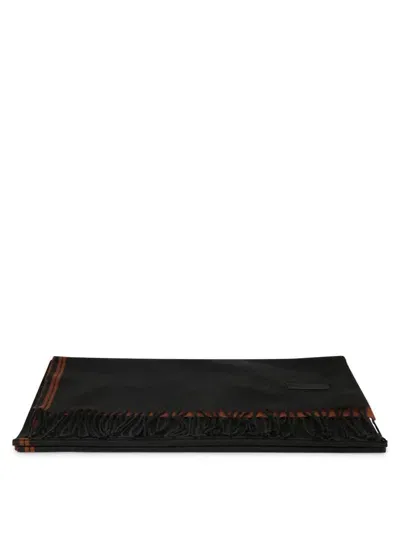 Zegna Scarves In Black