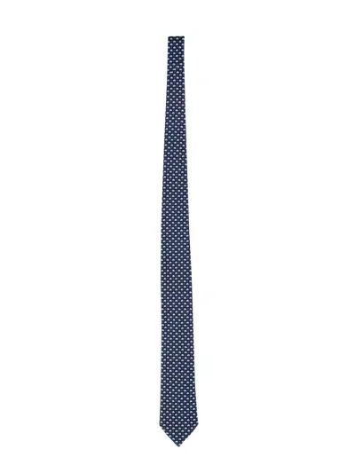 Zegna Silk Tie In Multicolour