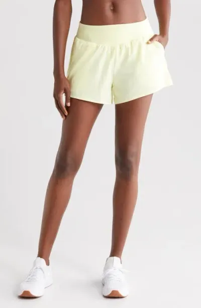 Zella All Sport High Waist Shorts In Green Finch