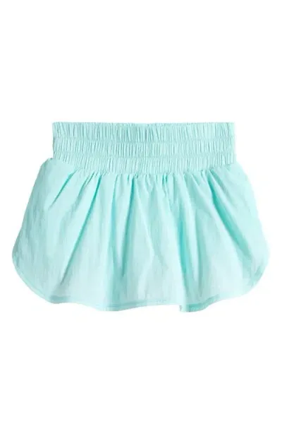 Zella Girl Kids' Serve It Skort In Teal Retreat