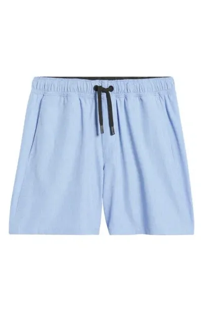 Zella Hybrid Club 7-inch Shorts In Blue Hydrangea