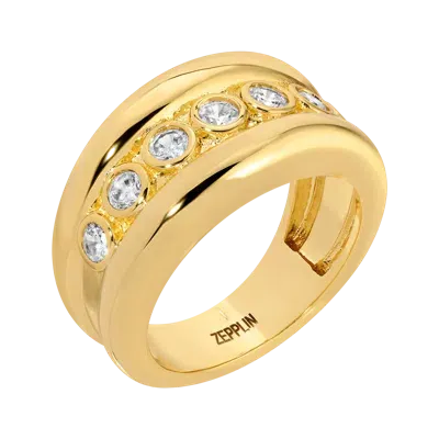 Zepplin The Label Charlie Ring In Gold