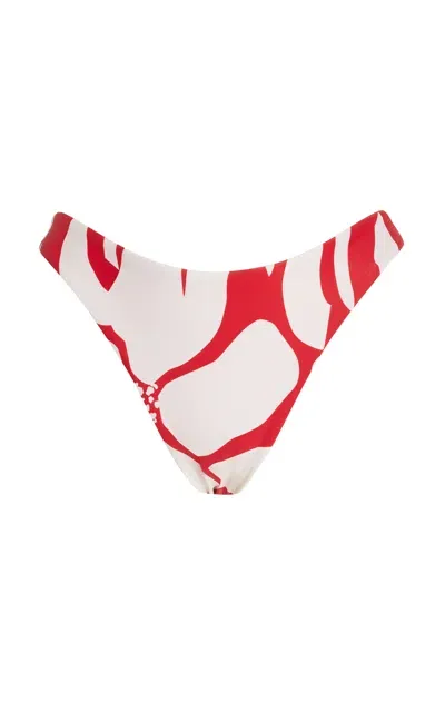 Ziah Classic Bikini Bottom In Red