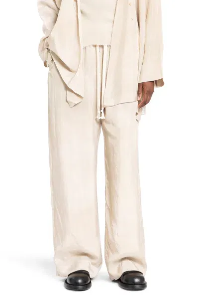 Ziggy Chen Woman Off-white Trousers