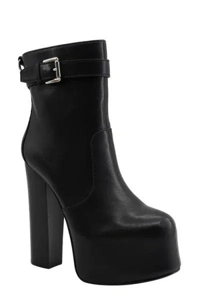 Ziginy Ona Platform Bootie In Black