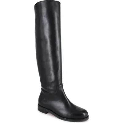 Ziginy Sansa Knee High Boot In Black