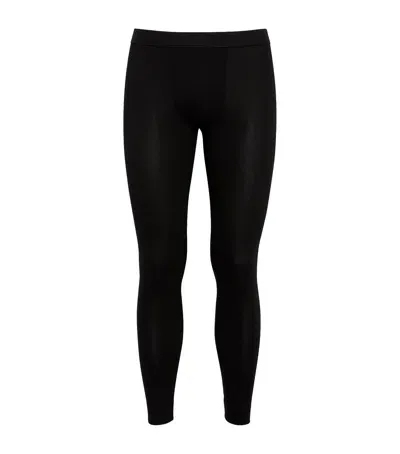 Zimmerli Stretch-modal Pureness Long Johns In Black