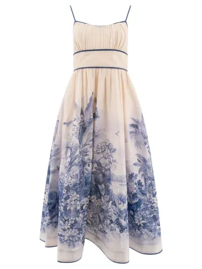 Zimmermann Wylie Picnic Dresses In Blue