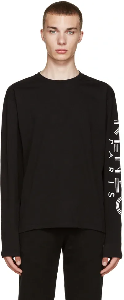 Kenzo Black Sleeve Logo T-shirt