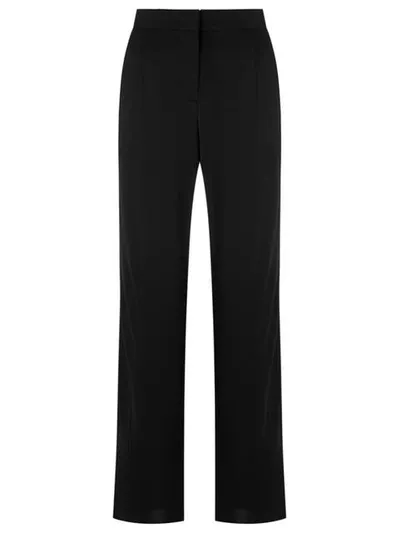 Emilio Pucci High-waisted Straight-leg Trousers In Black