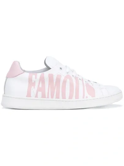 Joshua Sanders 'insta Famous' Lace-up Sneakers In White